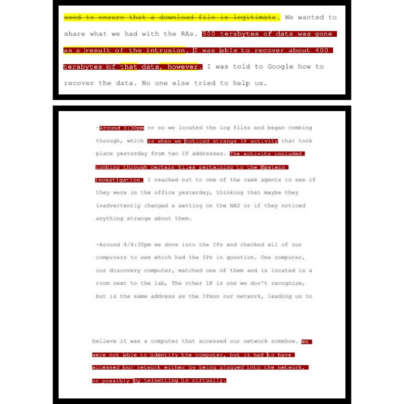 NEW - FBI record contained in the Epstein Files reveals that the FBI's NYC office was 