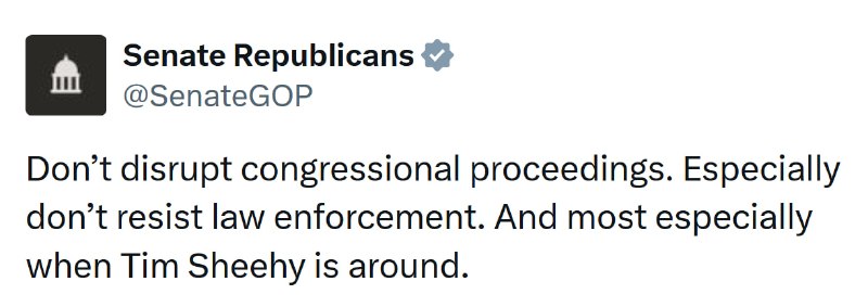 MORE - Senate Republicans respond to the incident.@disclosetv