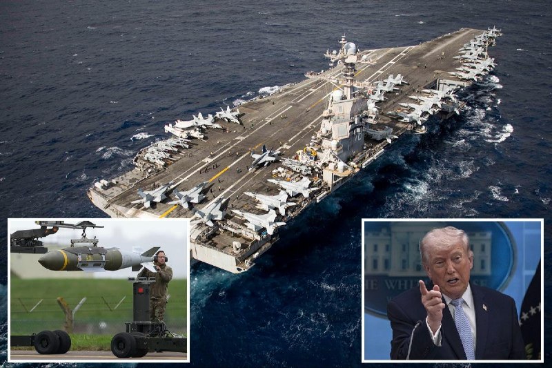 Trump says he's preparing military action if Iran talks fail: 'We're loading up the ships'