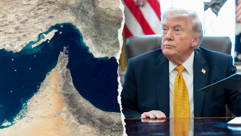 Trump shifts to battle for Hormuz