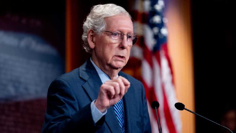 Kentucky Sen. Mitch McConnell discharged from rehab center, recovering at home