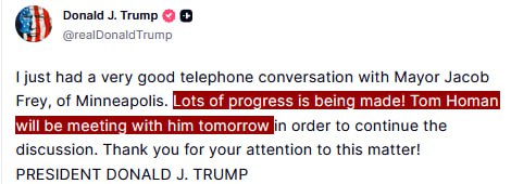 JUST IN - Trump says that he had a 