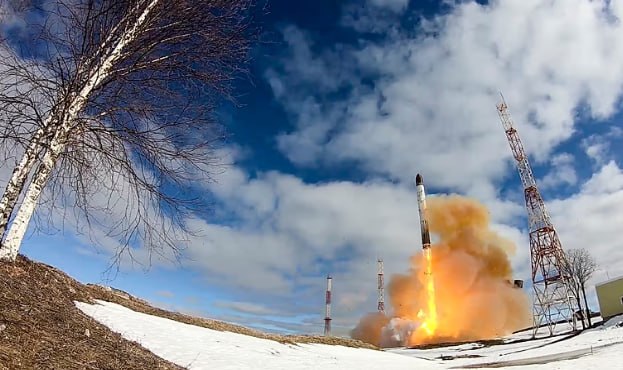 JUST IN - Russia has ​successfully tested ‌its new Sarmat intercontinental ​ballistic missile and plans to put the ​Sarmat ​on ⁠combat duty by ​the end ​of ⁠2026.Read here: 