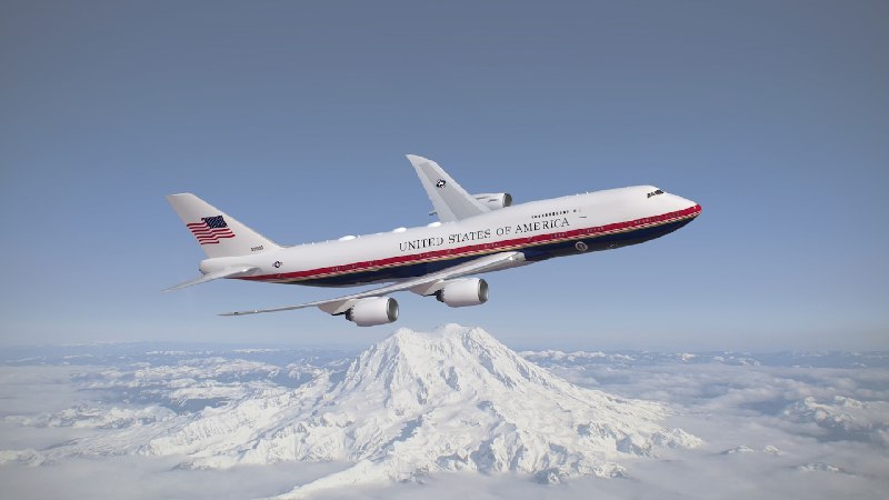 Air Force One will be painted red, white and blue