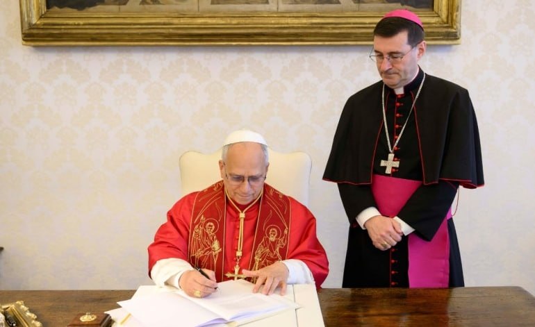 NEW - Pope LEO XIV apologizes for the church's role in slavery, in his encyclical letter, calling it a 