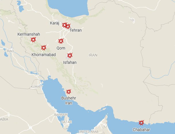 JUST IN - U.S. military strikes on Iran are underway — NYTAirstrikes on the presidential headquarters and the office of Iran's Supreme Leader in Tehran.Explosions also reported in Kermanshah, Isfahan and Qom.@disclosetv