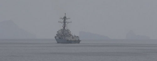 JUST IN - CENTCOM says U.S. Navy destroyers, USS Frank E. Peterson and USS Michael Murphy, transit to Hormuz Strait and start 