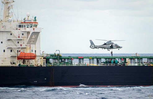 JUST IN - French navy, along with UK allies, seizes tanker 