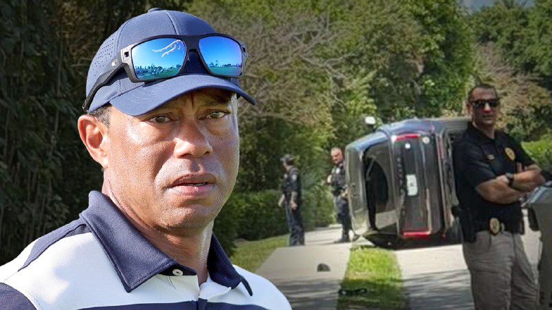 Tiger Woods arrested for DUI after rollover crash in Florida