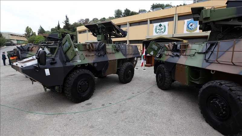 France delivers 39 armored vehicles to Lebanese army