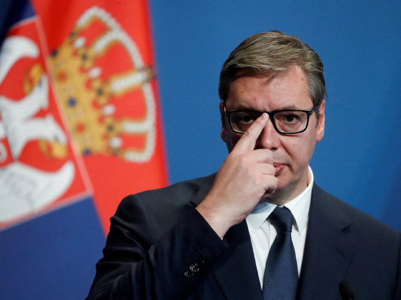JUST IN - Serbia's President Vučić resigns.@disclosetv