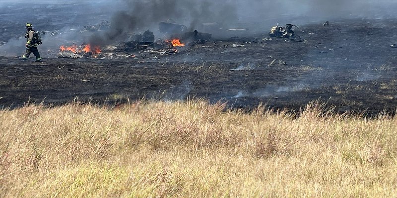 Two killed after an Apache military helicopter crashed near Salado, Texas