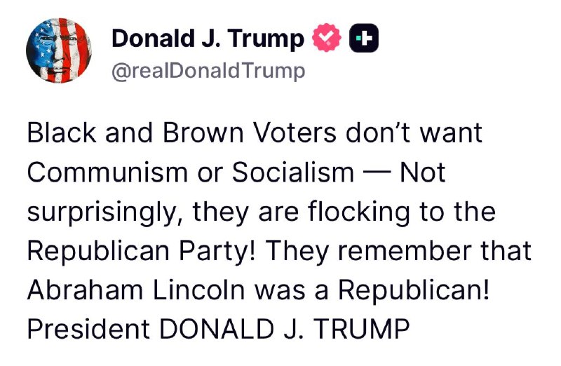 JUST IN - Trump: 